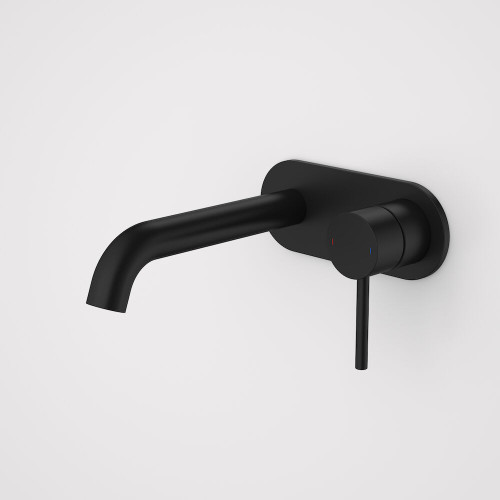Liano II Wash Basin/Bath Mixer Round Cover Plate 175mm Matte Black Lead Free [296090]