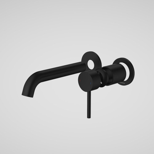Round Cover Plates Liano II Wash Basin/Bath Trim Kit x2 175mm Matte Black Lead Free [296030]
