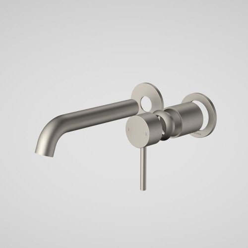 Round Cover Plates Liano II Wash Basin/Bath Trim Kit x2 175mm Brushed Nickel Lead Free [296132]