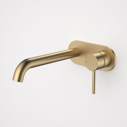 Liano II Wash Basin/Bath Mixer Round Cover Plate 210mm Brushed Brass Lead Free [296007]