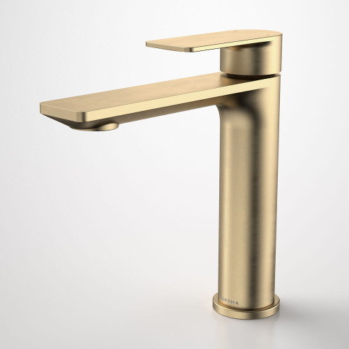 Urbane II Mid Tower Basin Mixer Brushed Brass Lead Free [296087]