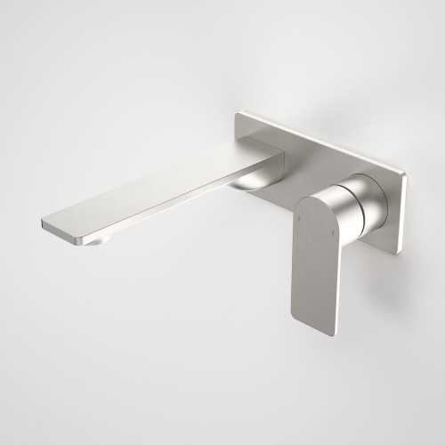 Urbane II Wash Basin/Bath Mixer Rectangle Cover Plate 180mm Brushed Nickel Lead Free [296223]