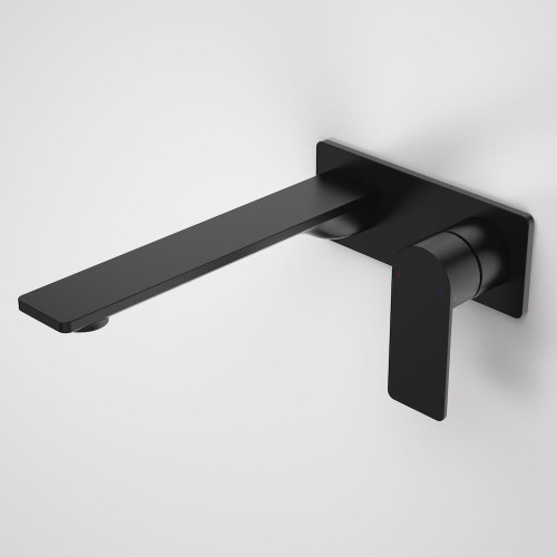 Urbane II Wash Basin/Bath Mixer Rectangle Cover Plate 220mm Matte Black Lead Free [296081]