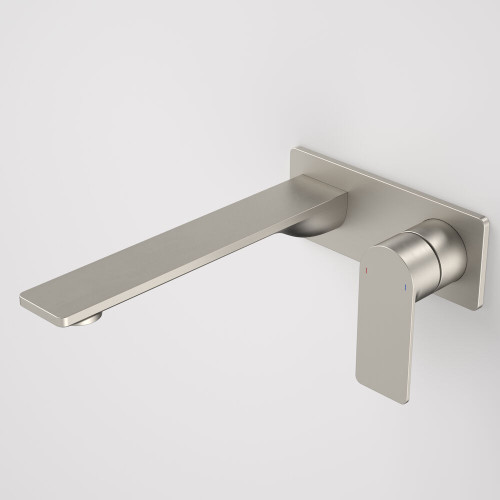 Urbane II Wash Basin/Bath Mixer Rectangle Cover Plate 220mm Brushed Nickel Lead Free [296185]