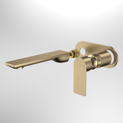 Urbane II Wash Basin/Bath Trim Kit Round Cover Plate 180mm Brushed Brass Lead Free [296067]