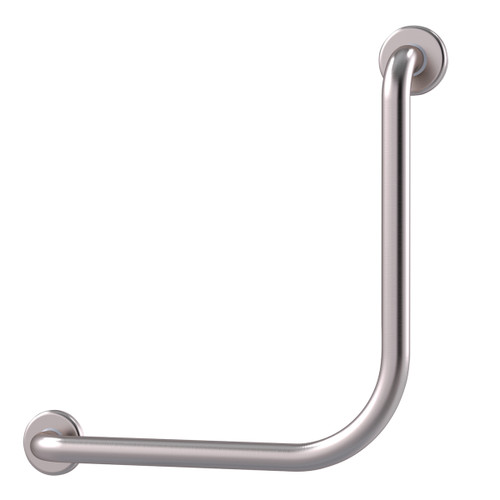 Care Grab Rail 90 Degree 450 x 450mm Brushed Stainless Steel [291503]