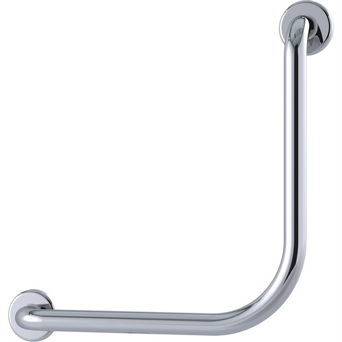 Care Grab Rail 90 Degree 450 x 450mm Polished Stainless Steel [291504]