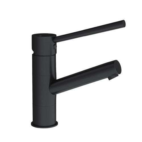 Projix Care Basin Mixer Angled Pin Lever Black [296545]