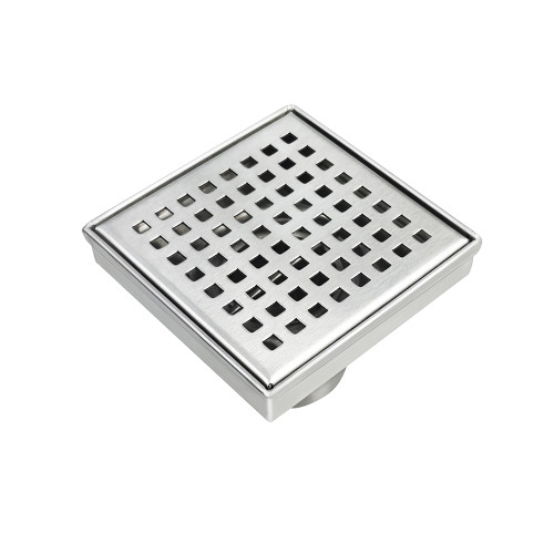 Shower Patterned Floor Grate 57mm x 100mm x 1000mm Centre Outlet 90mm Stainless Steel [296866]