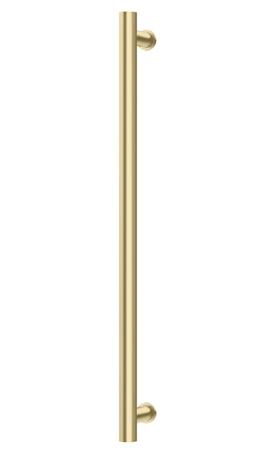Heated Towel Rail Round 800mm Brushed gold [296765]