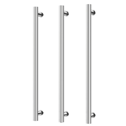 Heated Triple Towel Rail Round 800mm Chrome [296758]