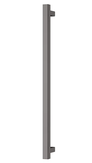 Heated Towel Rail Square 800mm Brushed Carbon [296722]