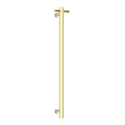 Vertical Heated Towel Rail Brushed Gold [296580]