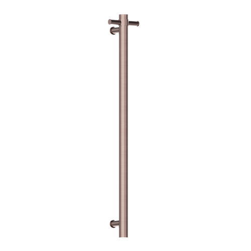 Vertical Heated Towel Rail Brushed Bronze [296588]