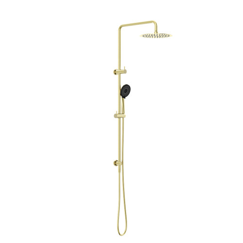 Round Project Twin Shower 4 Star Rating Brushed Gold [297061]