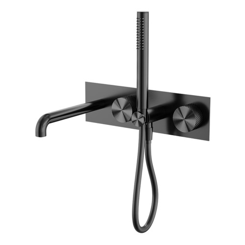 Opal Progressive Shower System With Spout 230mm Graphite [297048]