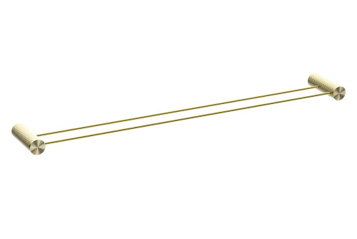 Opal Double Towel Rail 800mm Brushed Gold [297070]