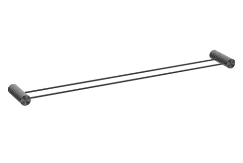 Opal Double Towel Rail 800mm Graphite [297062]