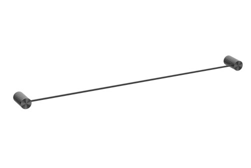 Opal Single Towel Rail 800mm Graphite [297046]