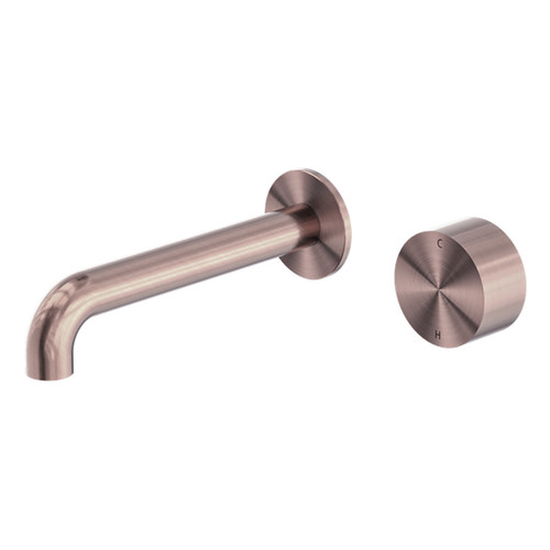Kara Progressive Wall Basin/Bath Set 260mm Brushed Bronze [297063]