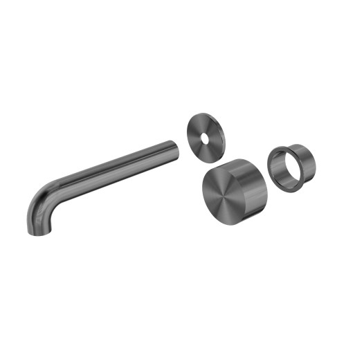 Kara Progressive Wall Basin/Bath Set 230mm Trim Kits Only Gun Metal [297014]