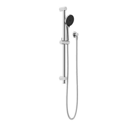 Round Metal Project Shower Rail 4 Star Rating Chrome [297021]