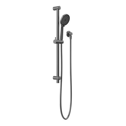 Round Metal Project Shower Rail 4 Star Rating Gun Metal [297045]