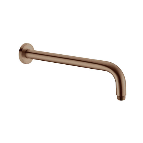 Round Shower Arm 500mm Length Brushed Bronze [296983]