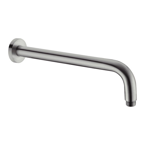 Round Shower Arm 500mm Length Gun Metal [296981]