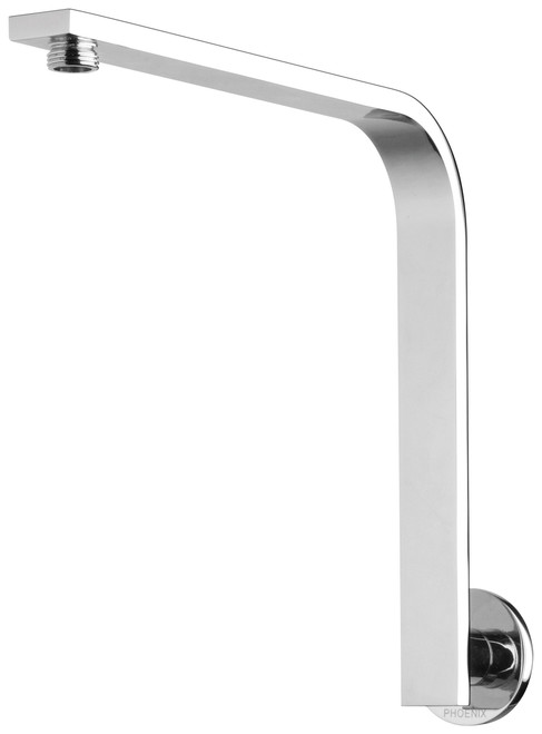 Vivid Slimline High-Rise Shower Arm Round Plate Chrome [151875]