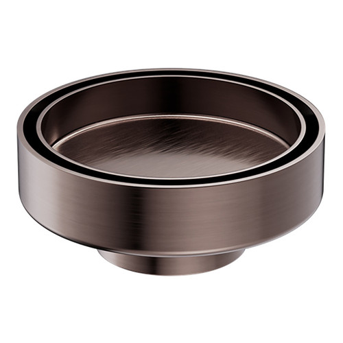 100mm Round Tile Insert Floor Waste 50mm Outlet Brushed Bronze [296959]