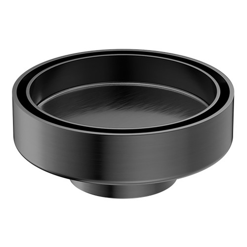 100mm Round Tile Insert Floor Waste 50mm Outlet Gun Metal [296960]