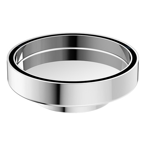 130mm Round Tile Insert Floor Waste 80mm Outlet Chrome [296964]