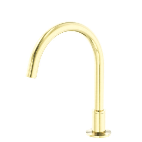 Kara Hob Mount Bath Spout Only G1/2 Female Inlet Brushed Gold [297151]