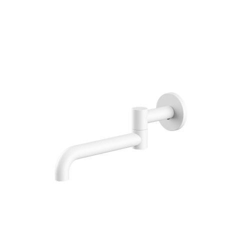 Mecca Wall Mounted Swivel Bath Spout Only 225mm Matte White [297240]