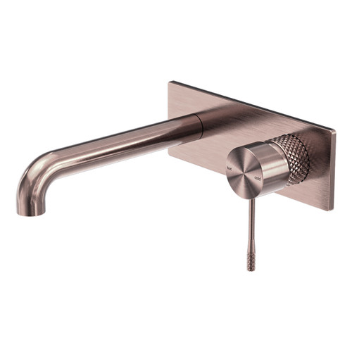 Opal Wall Basin/Bath Mixer 230mm Brushed Bronze [297334]