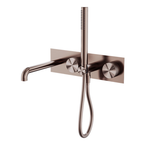 Opal Progressive Shower System With Spout 250mm Brushed Bronze [297217]