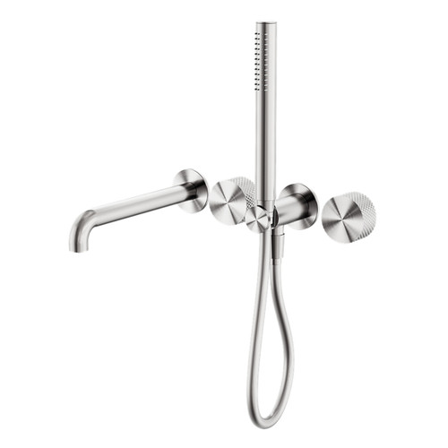 Opal Progressive Shower System Separate Plate With Spout 230mm Brushed Nickel [297224]