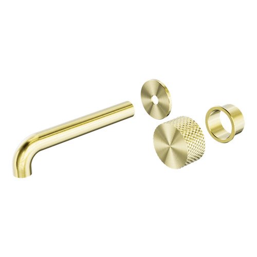 Opal Progressive Wall Basin/Bath Set 160mm Trim Kits Only Brushed Gold [297113]