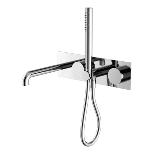 Kara Progressive Shower System With Spout 250mm Chrome [297241]