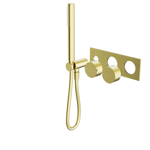 Kara Progressive Shower System Trim Kits Only Brushed Gold [297327]