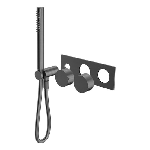 Kara Progressive Shower System Trim Kits Only Gun Metal [297331]