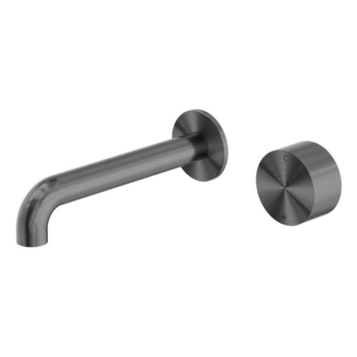 Kara Progressive Wall Basin/Bath Set 120mm Gun Metal [297086]