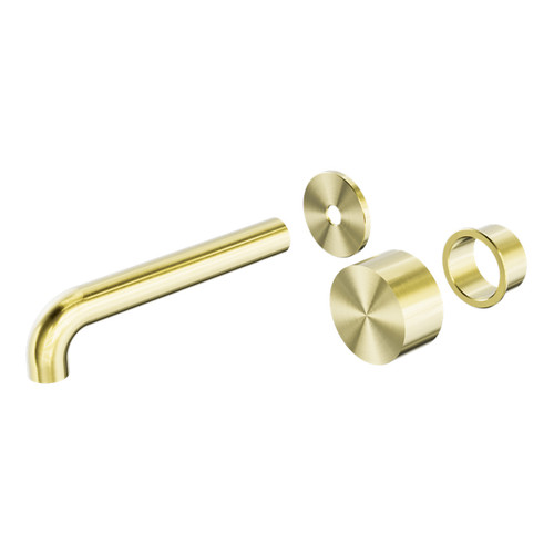 Kara Progressive Wall Basin/Bath Set 185mm Trim Kits Only Brushed Gold [297130]