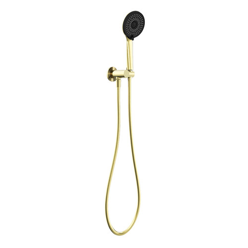 Project Round Shower On Bracket 4 Star Rating Brushed Gold [297214]
