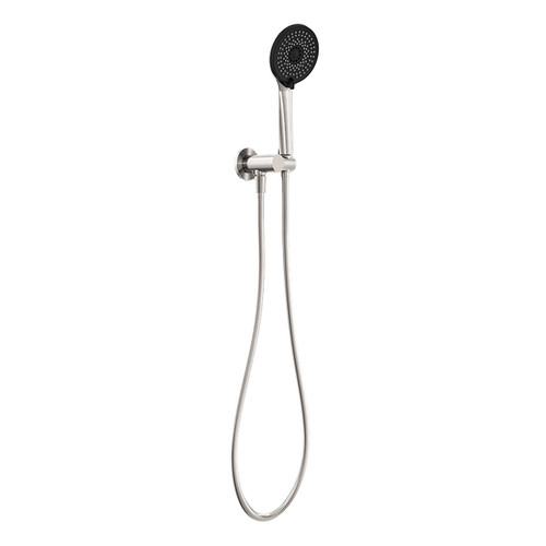Project Round Shower On Bracket 4 Star Rating Brushed Nickel [297218]