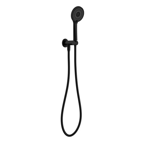 Project Round Shower On Bracket 4 Star Rating Matte Black [297206]