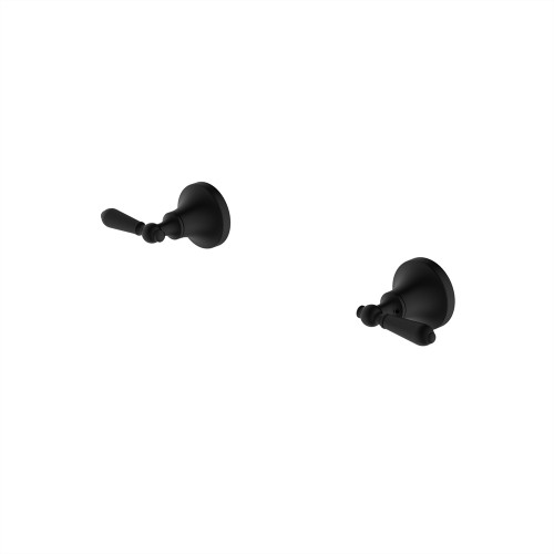 York Wall Top Assemblies with Metal Lever Matte Black [297268]