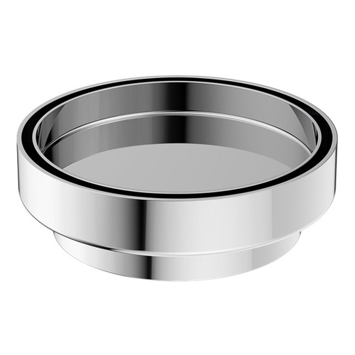 130mm Round Tile Insert Floor Waste 100mm Outlet Chrome [297078]