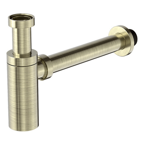 40mm Round Bottle Trap Aged Brass [297468]